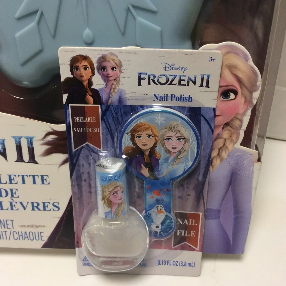 Disney Frozen II Lip Gloss w/Mirror & Nail Polish